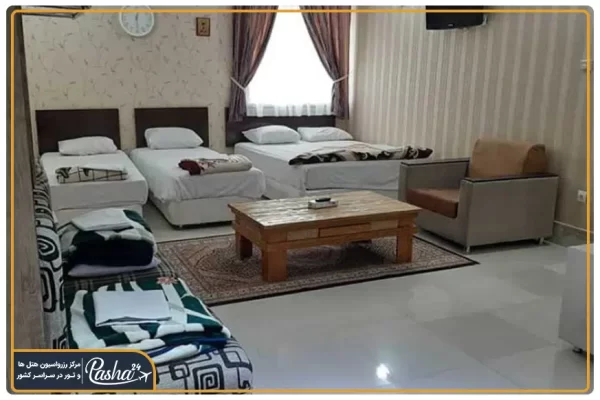 اتاق چهار تخته هتل شهریار مشهد
