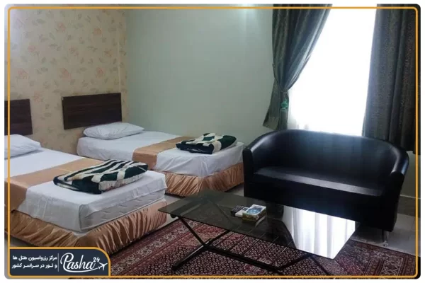 اتاق دو تخته هتل شهریار مشهد