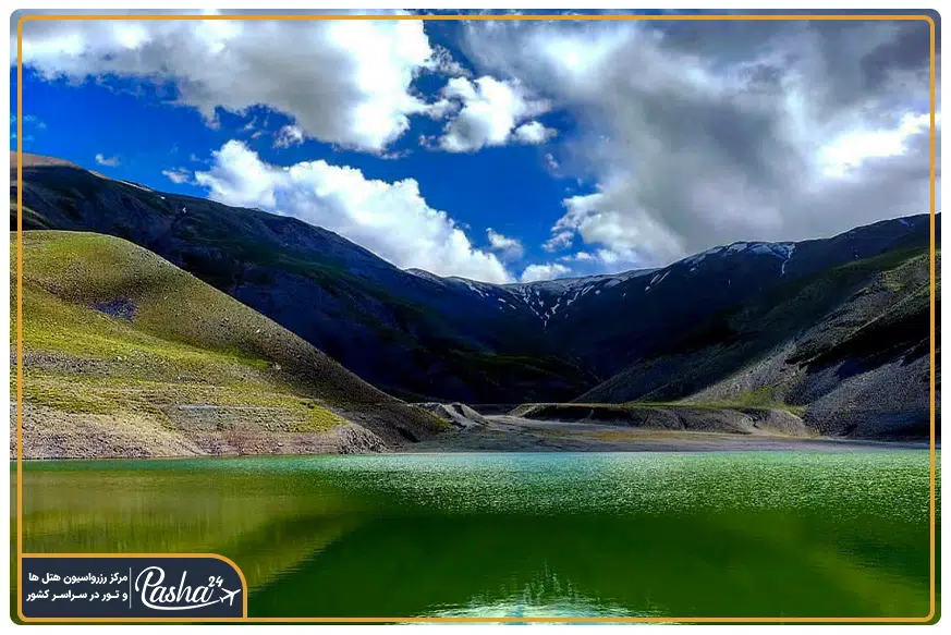طبیعت گردی مشهد در دریاچه چشمه سبز مشهد