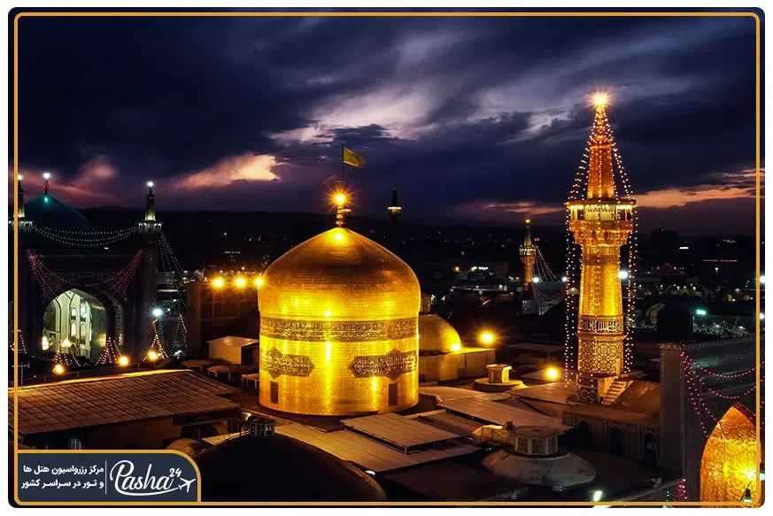 حرم امام رضا در شب های مشهد