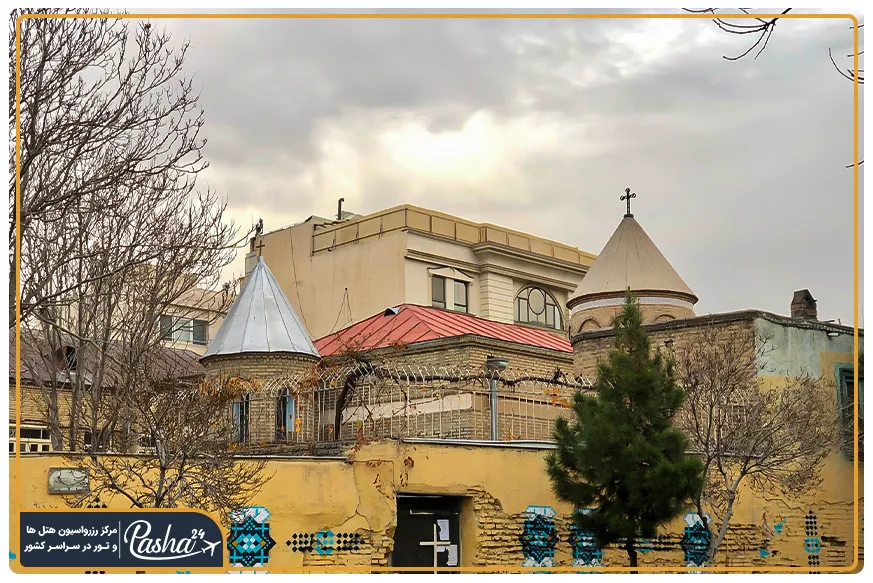معماری کلیسا مسروپ مقدس مشهد