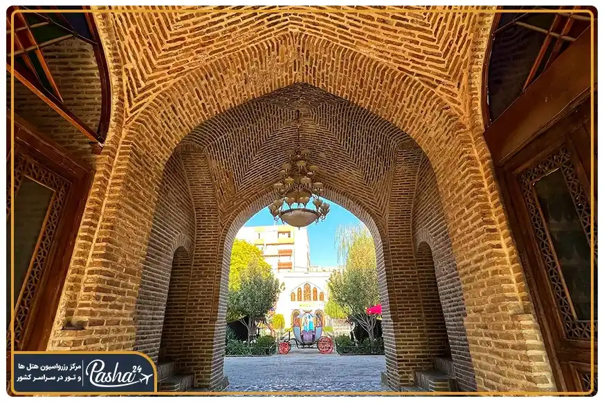 معماری کاروانسرا بابا قدرت مشهد