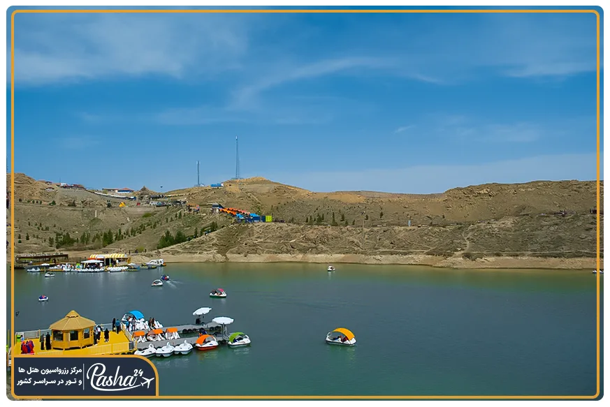 قایق سواری چالیدره مشهد